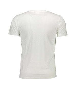 Sergio Tacchini White Cotton Men T-Shirt
