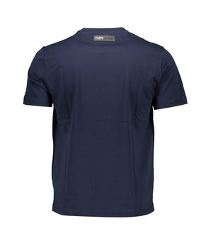 Plein Sport Blue Cotton Men T-Shirt