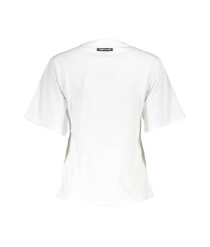 Cavalli Class White Cotton Women T-Shirt