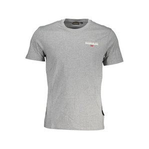 Napapijri Brown Cotton Men T-Shirt