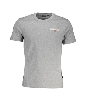 Napapijri Brown Cotton Men T-Shirt