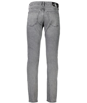 Calvin Klein Gray Cotton Jeans Denim