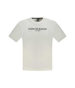 North Sails White Cotton Men's T-Shirt