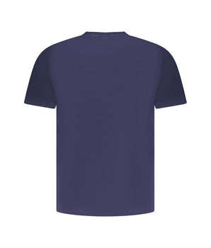 North Sails Blue Cotton Men T-Shirt