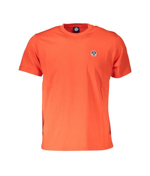 North Sails Red Cotton Men T-Shirt
