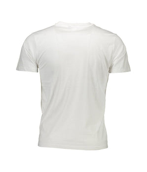 Sergio Tacchini White Cotton Men T-Shirt