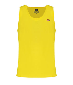 Norway 1963 Yellow Cotton Men Tank Top