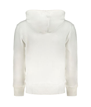 Calvin Klein White Cotton Men's Hooded Sweater
