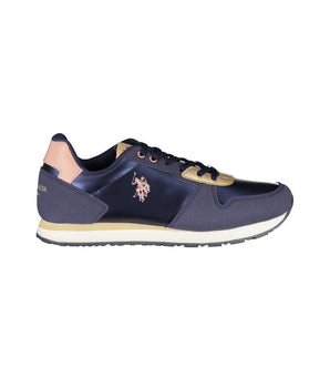U.S. POLO ASSN. Blue Polyester Sneaker