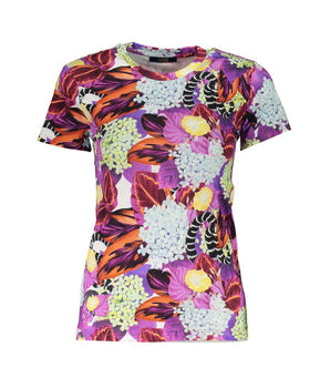 Cavalli Class Purple Cotton Women T-Shirt