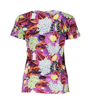 Cavalli Class Purple Cotton Women T-Shirt