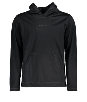 Calvin Klein Black Polyester Men's Hooded Sweater