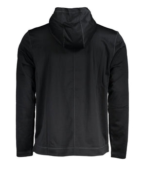 Calvin Klein Black Polyester Men's Hooded Sweater