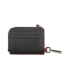 Tommy Hilfiger Chic Leather Card Holder with Snap Hook