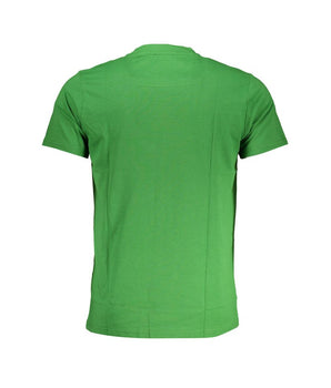 Cavalli Class Green Cotton T-Shirt