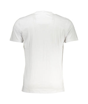 Cavalli Class White Cotton T-Shirt