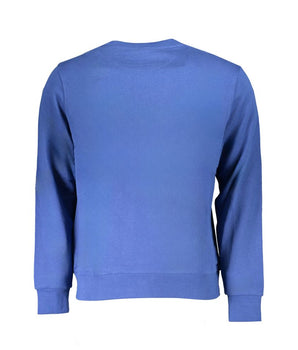 North Sails Blue Cotton Men Sweater