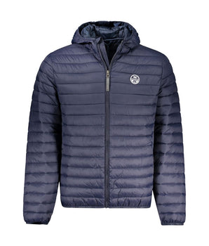 North Sails Blue Polyamide Men Jacket