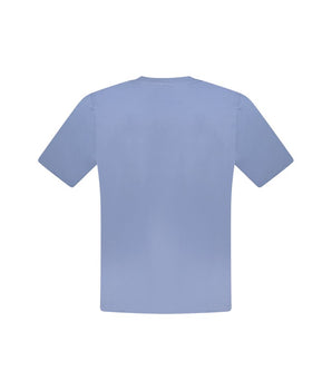 North Sails Blue Cotton Men T-Shirt