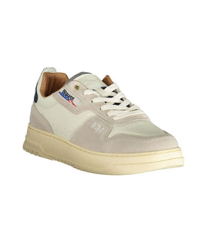 Blauer White Polyethylene Men's Sneakers