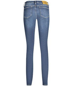 Calvin Klein Blue Cotton Women Jeans