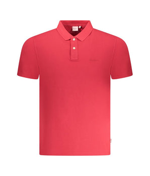 Pepe Jeans Red Cotton Men Polo Shirt
