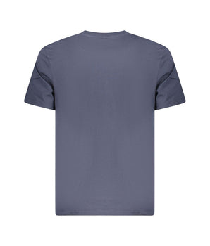 Lee Blue Cotton Men T-Shirt