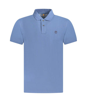Timberland Blue Cotton Men Polo Shirt