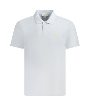 Calvin Klein Light Blue Cotton Men Polo Shirt
