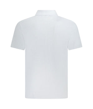 Calvin Klein Light Blue Cotton Men Polo Shirt