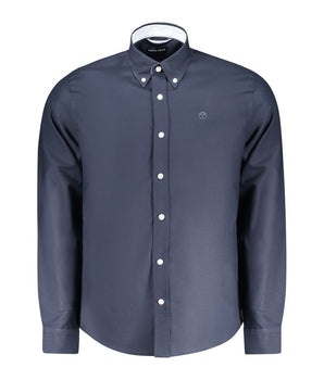 North Sails Blue Cotton Men Shirt