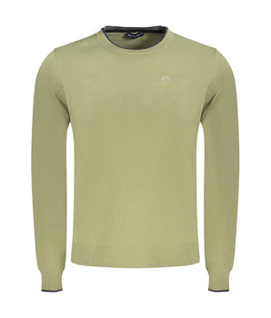 North Sails Green Cotton Men Sweater