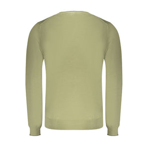 North Sails Green Cotton Men Sweater