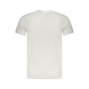 Cavalli Class White Cotton Men T-Shirt
