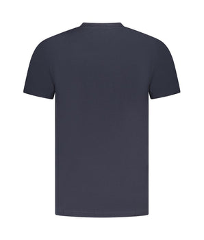 Cavalli Class Blue Cotton Men T-Shirt