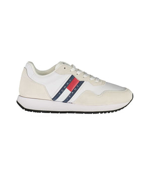 Tommy Hilfiger White Leather Men Sneaker