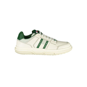 Tommy Hilfiger Green Leather Men's Sneakers