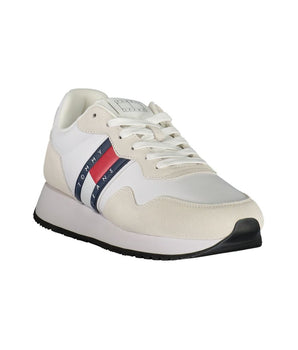 Tommy Hilfiger White Leather Men Sneaker