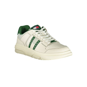 Tommy Hilfiger Green Leather Men's Sneakers