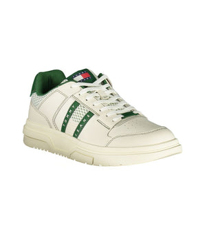 Tommy Hilfiger Green Leather Men Sneaker