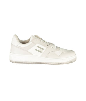 Tommy Hilfiger White Leather Men Sneaker