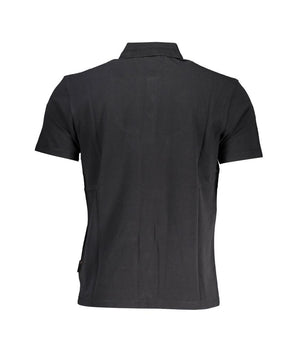 Napapijri Black Cotton Men Polo Shirt