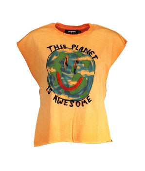 Desigual Orange Cotton Women T-Shirt