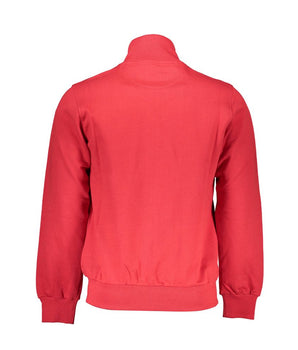 La Martina Red Cotton Men Sweater