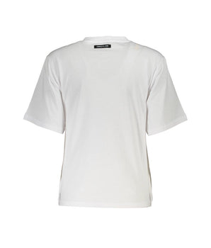 Cavalli Class White Cotton Women T-Shirt