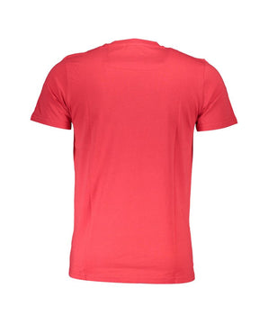 Cavalli Class Red Cotton Men T-Shirt