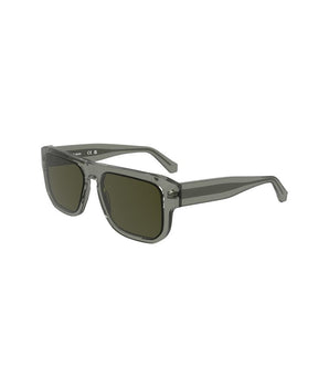 Calvin Klein Gray Acetate Men Sunglass