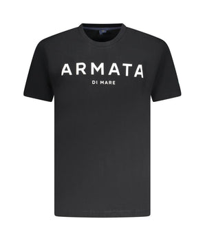 Armata Di Mare Black Cotton Men T-Shirt