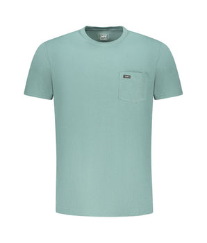 Lee Green Cotton Men T-Shirt