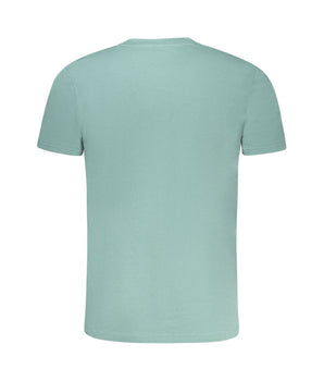 Lee Green Cotton Men T-Shirt